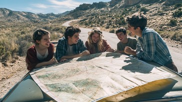 Free Friends planning route Image - Friends, Map, Adventure | Download ...