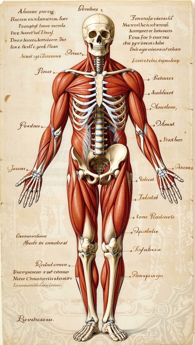 Free Layered Anatomical Study Image - Anatomy, Skeleton, Muscles ...