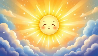 Free Radiant Happy Sun Image - Sunshine, Clouds, Rays | Download at ...