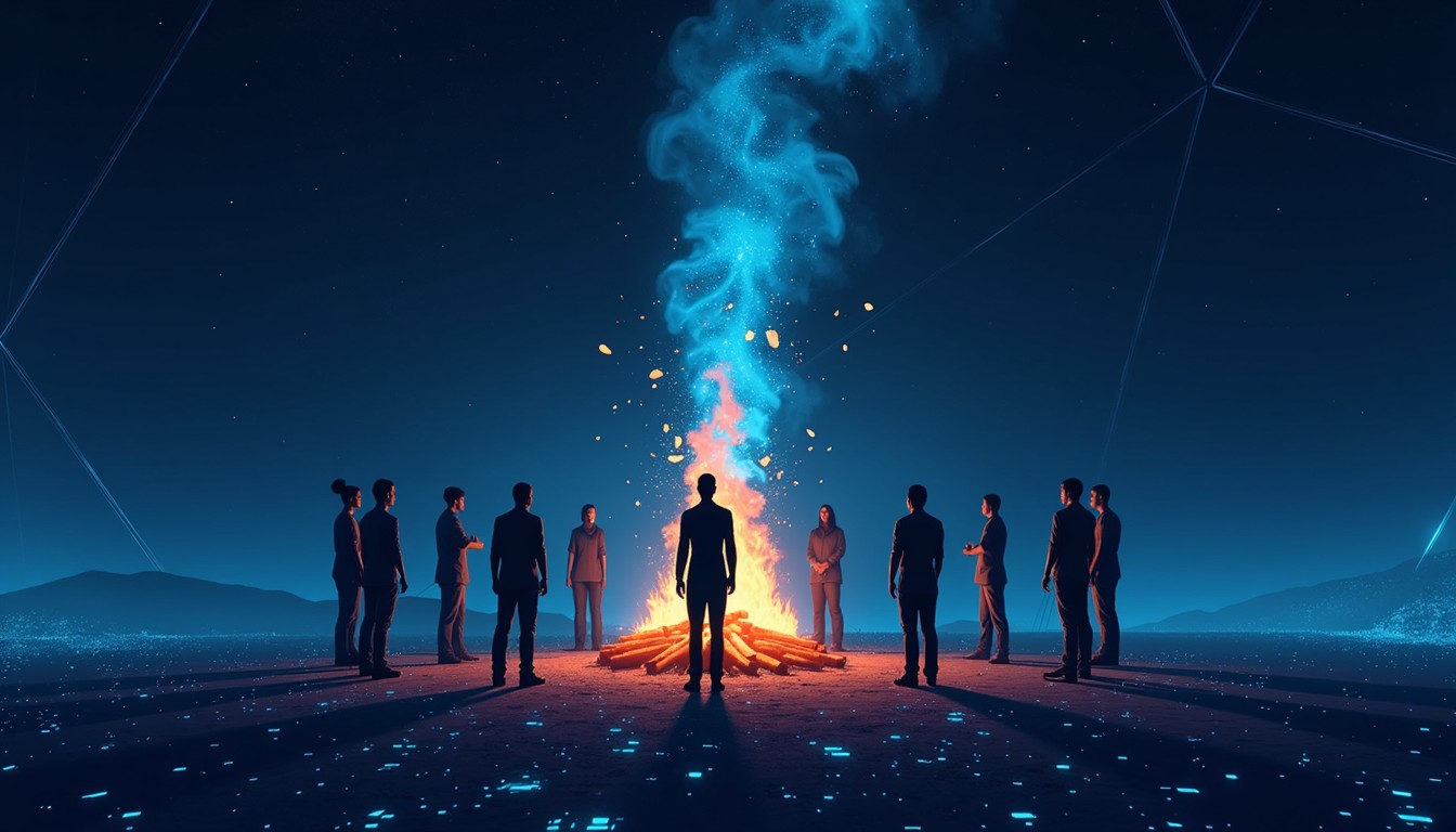 Free Cyber Ritual Circle Image - Digital, Cyber, Bonfire | Download at ...