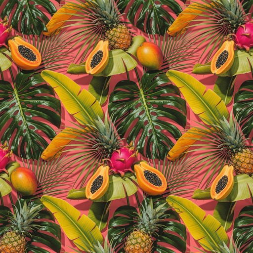 Tropical Pattern Design Free Vibrant Tropical Pattern Image - Tropical, Wallpaper, Pattern ...