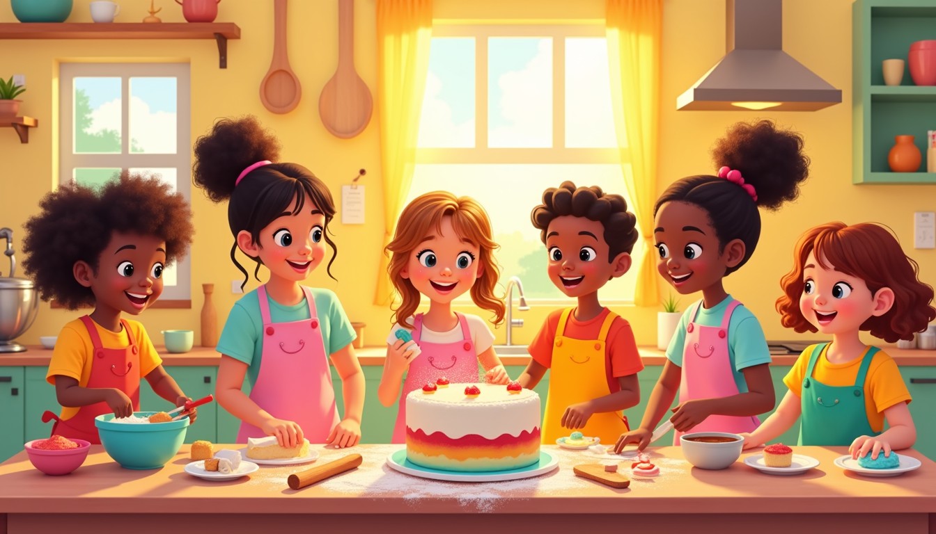 Free Joyful Baking Adventure Image - Baking, Children, Kitchen ...