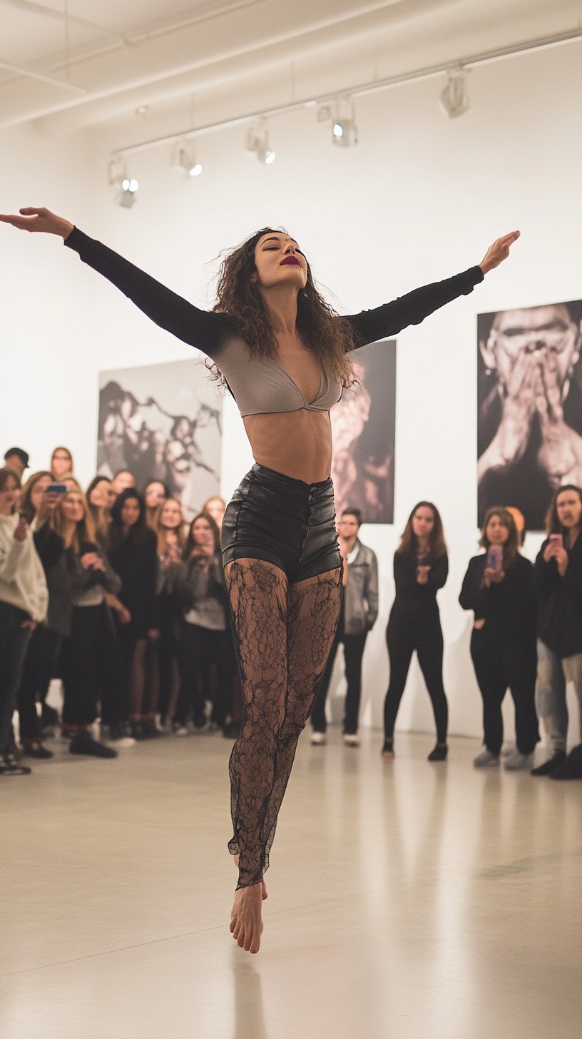 Free Dancer performing gracefully Image - Dancer, Gallery, Audience ...