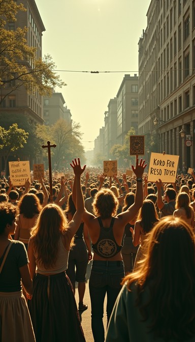 Protest Hd Free United street protest Image - Protest, March, Crowd | Download at ...