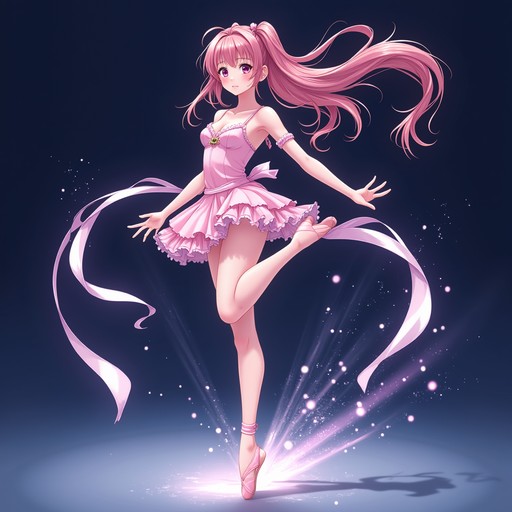 Free Pink Ribbon Dancer Image - Anime, Dancer, Ballet | Download at ...