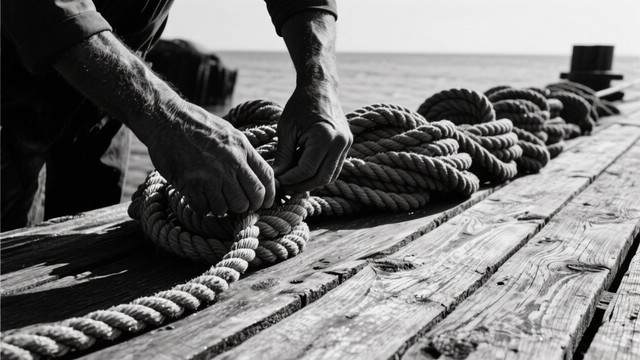 Free Dockside Rope Coiling Image - Nautical, Rope, Maritime | Download ...