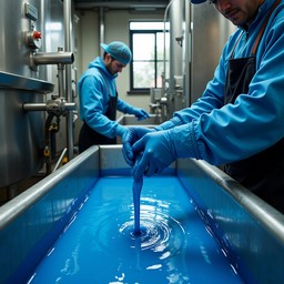Free Vibrant Industrial Process Image - Blue, Syrup, Industrial ...