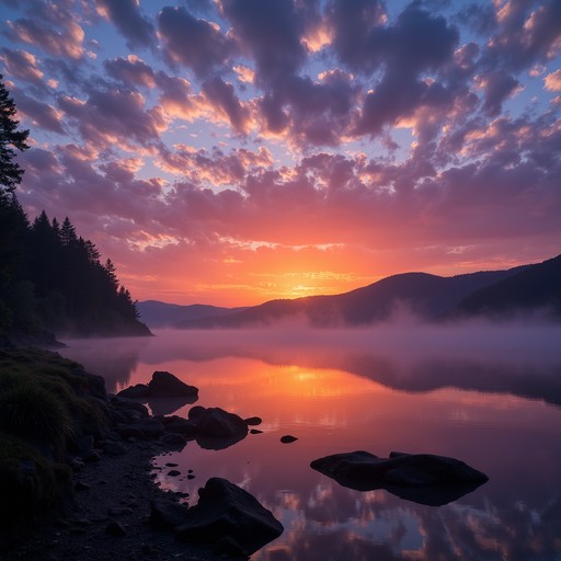 Free Misty Lake Sunrise Image - Sunrise, Lake, Reflection | Download at ...