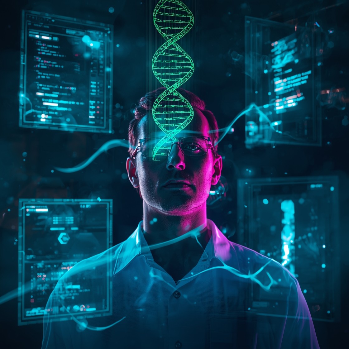 Cyborg Dna Free Cyberpunk DNA Revelation Image - Cyberpunk, Scientist, Dna ...