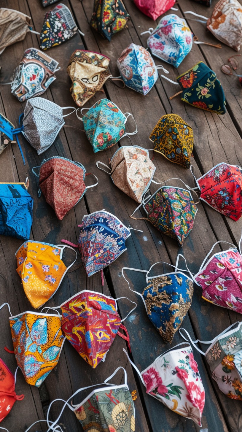 Free Colorful face masks Image - Masks, Fabric, Colorful | Download at ...