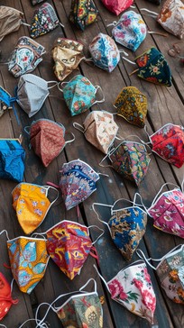 Free Colorful Face Masks Image - Masks, Colorful, Patterns | Download ...