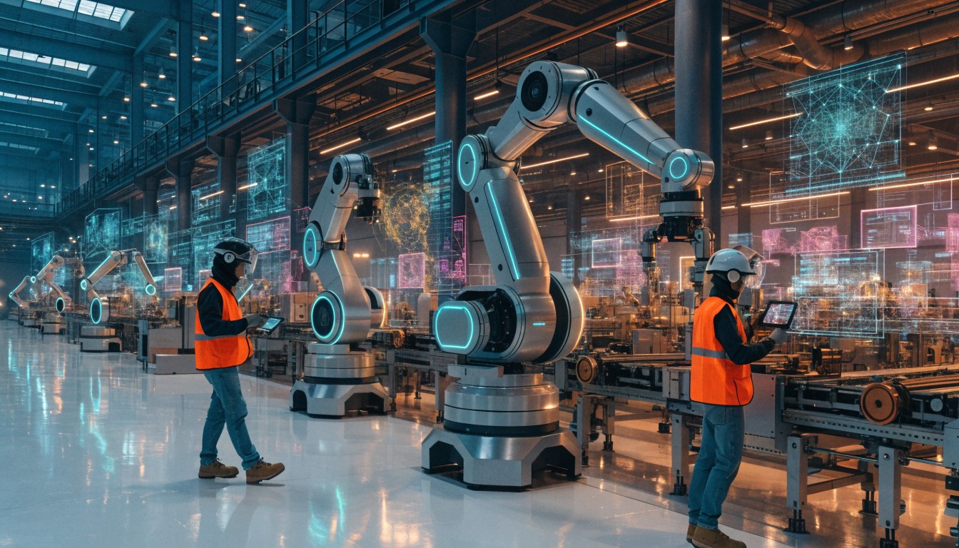 Free Future Factory Floor Image - Manufacturing, Robotics, Automation ...