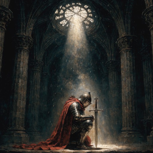 Free Knight Prays Alone Image - Knight, Cathedral, Prayer | Download at ...