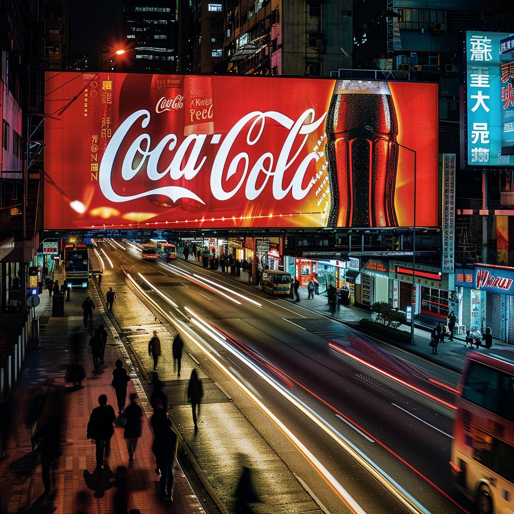 Free Urban Nightlife Advertising Image - Night, City, Billboard ...