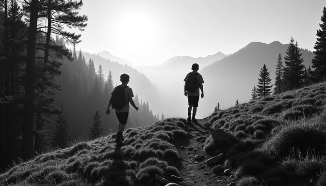 Two Explorers Adventure Free Trail to Adventure Image | Download at StockCake