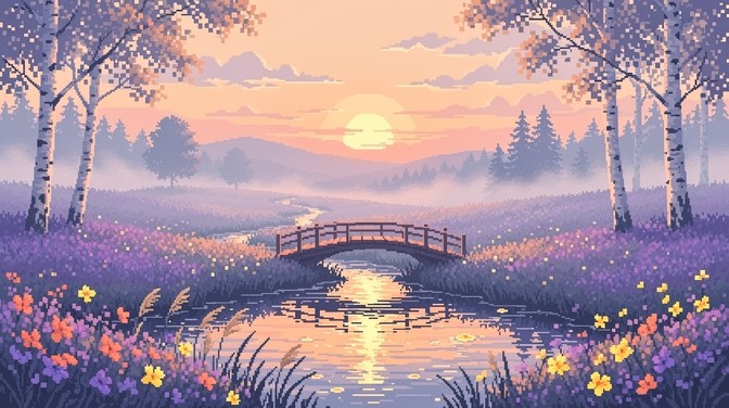 Free Serene Secret Garden Image - Garden, Pixel, Sunrise | Download at ...