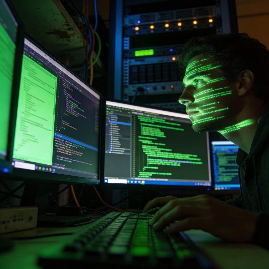 Free Coding Through Night Image - Programmer, Coding, Developer ...