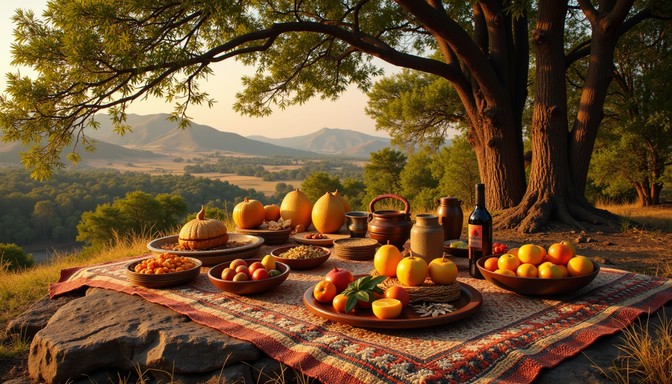 Free Golden Hour Feast Image - Picnic, Sunset, Outdoors | Download at ...