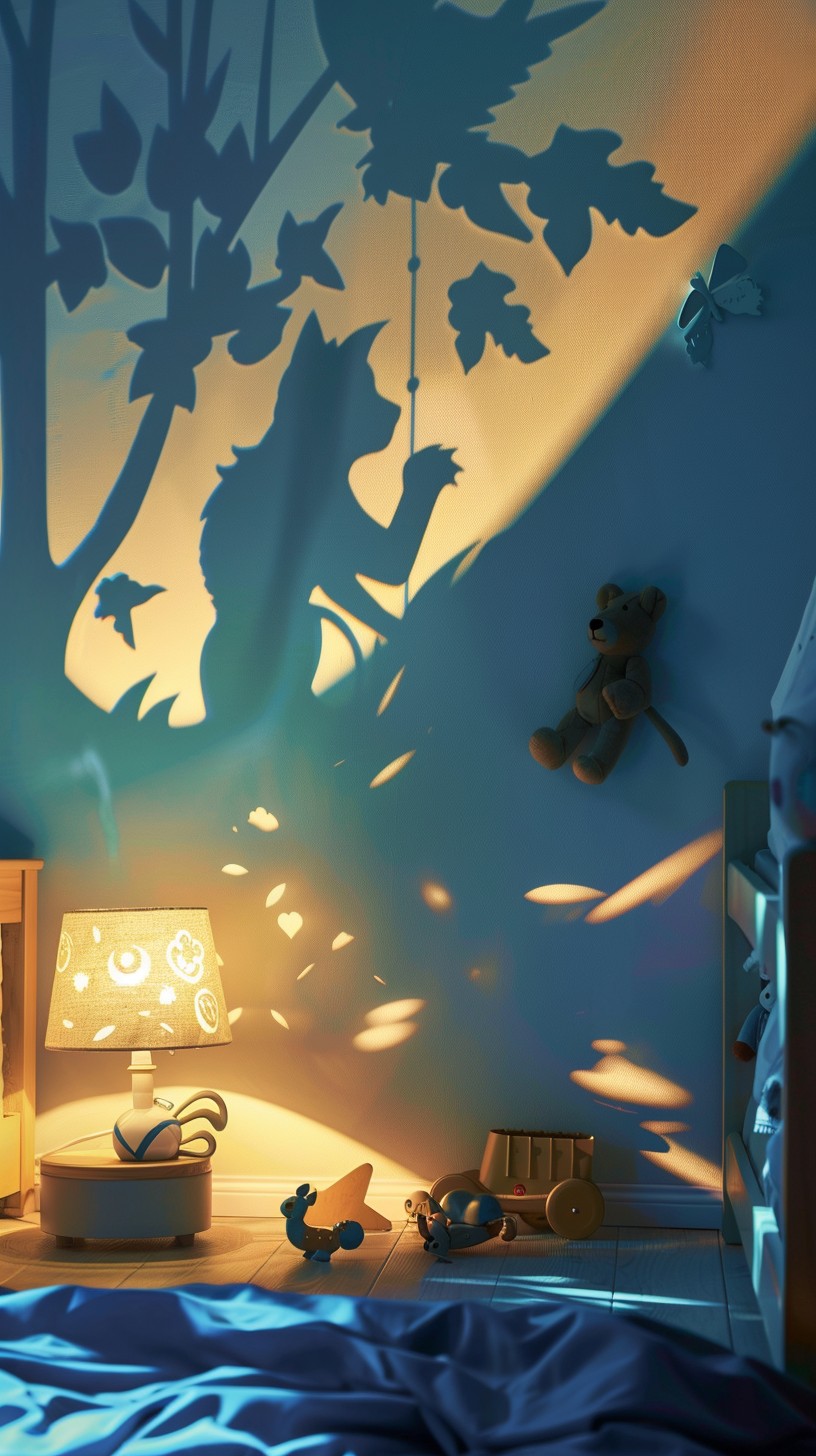 Free Enchanted Bedroom Shadows Image - Bedroom, Shadows, Magical ...