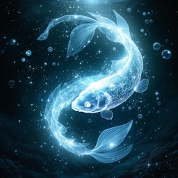 Free Cosmic Fish Constellation Image - Fish, Pisces, Constellation ...