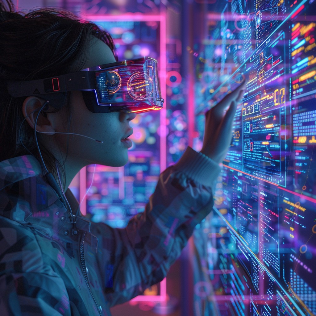 Virtual Reality Interactive Interface Free Virtual Interface Interaction Image - Technology, Virtual, Reality ...