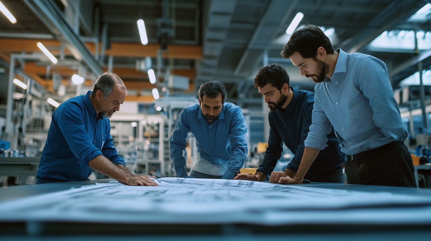 Free Engineers reviewing plans Image - Engineers, Factory, Blueprint ...