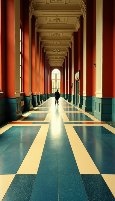 Free Renaissance Arcade Perspective Image - Corridor, Perspective ...