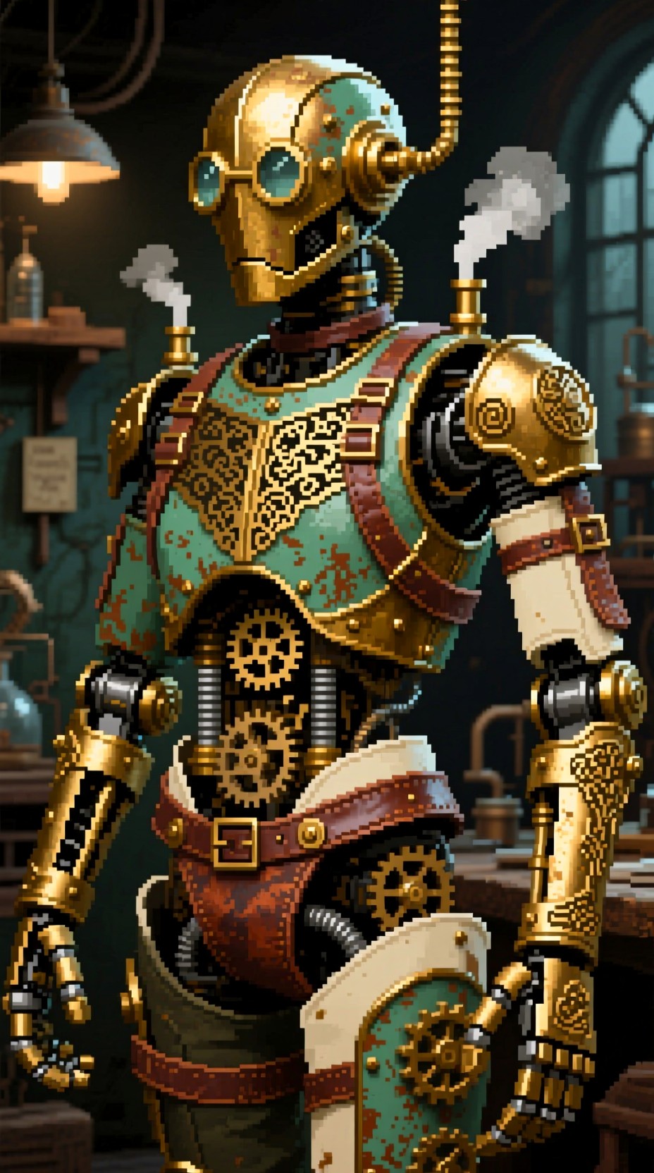 Free Steampunk Brass Automaton Image - Steampunk, Automaton, Robot ...