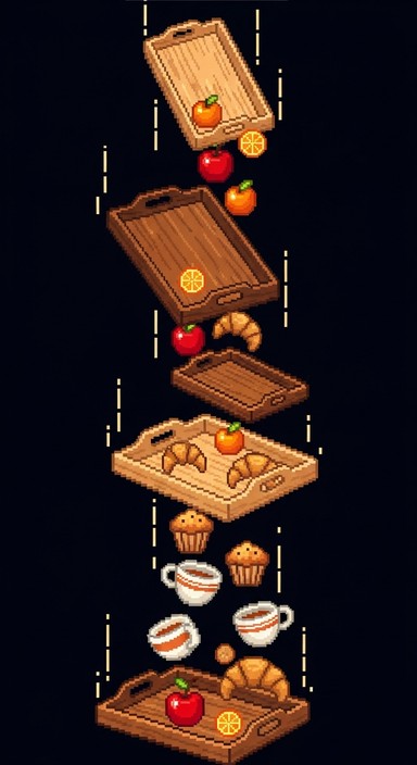 Free Cascading Pixel Trays Photo - Pixel, Trays, Wooden | Download at ...