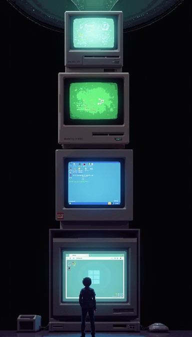 Free Digital Evolution Tower Image - Technology, Evolution, Screens ...