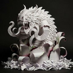 Monster Open Paper Free Paper Monster Sculpture Image - Paper, Sculpture, Monster ...