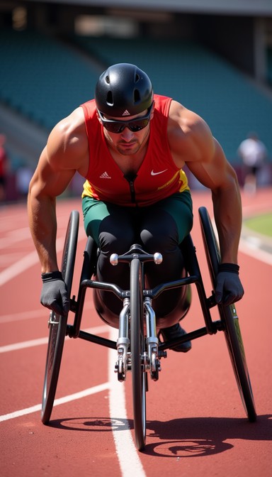 Paralympics Racing Free Paralympic racing champion Image | Download at StockCake