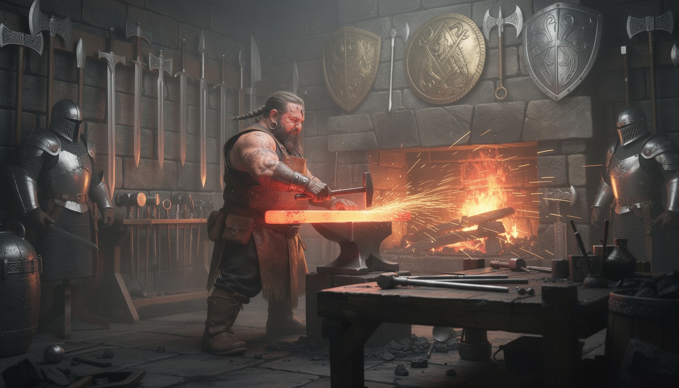Mythic Forgemaster Free Dwarven Forge Master Image - Blacksmith, Dwarf, Forge | Download ...