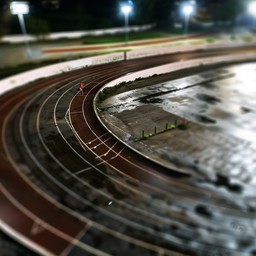 Free Nighttime Track Run Image - Night, Runner, Track | Download at ...