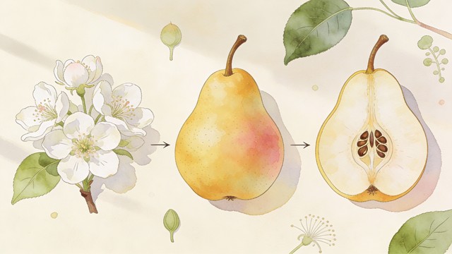 Free Pear Life Cycle Image - Pear, Fruit, Botanical | Download at StockCake