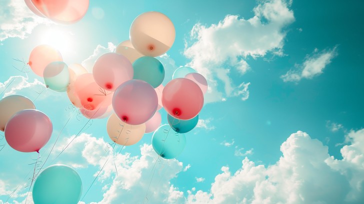 Strangling Balloon Free Colorful Sky Balloons Image - Balloons, Celebration, Colorful ...