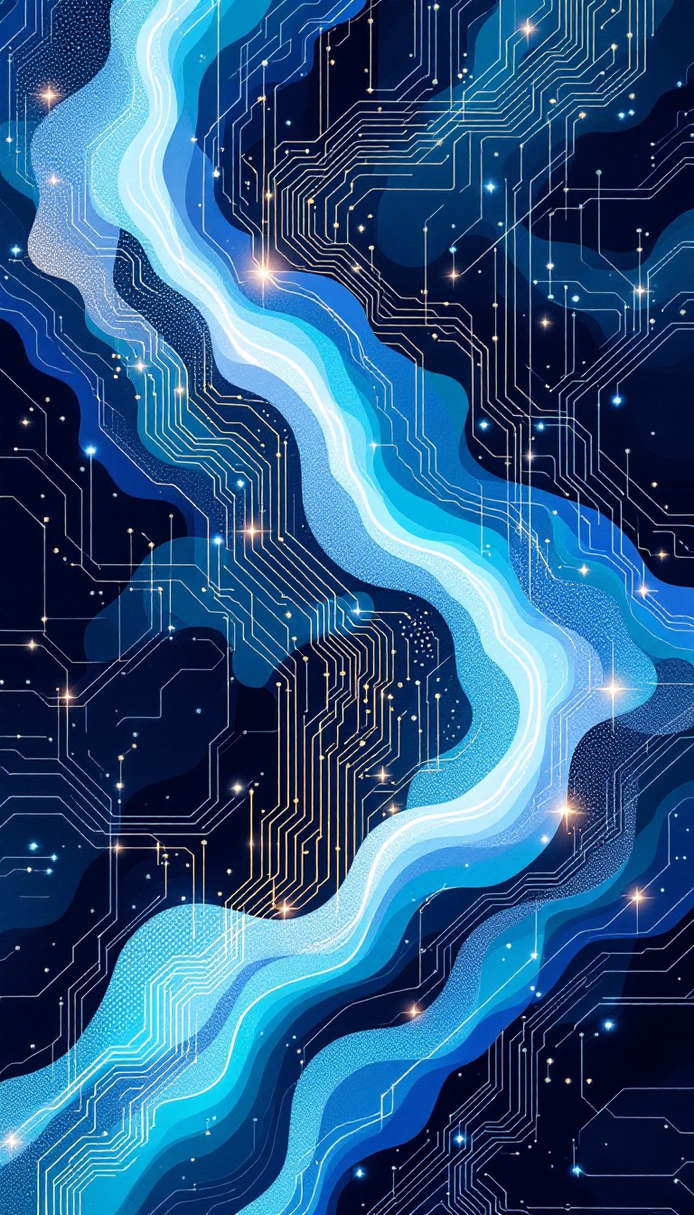 Free Circuits Meet Waves Image - Abstract, Technology, Waves | Download ...