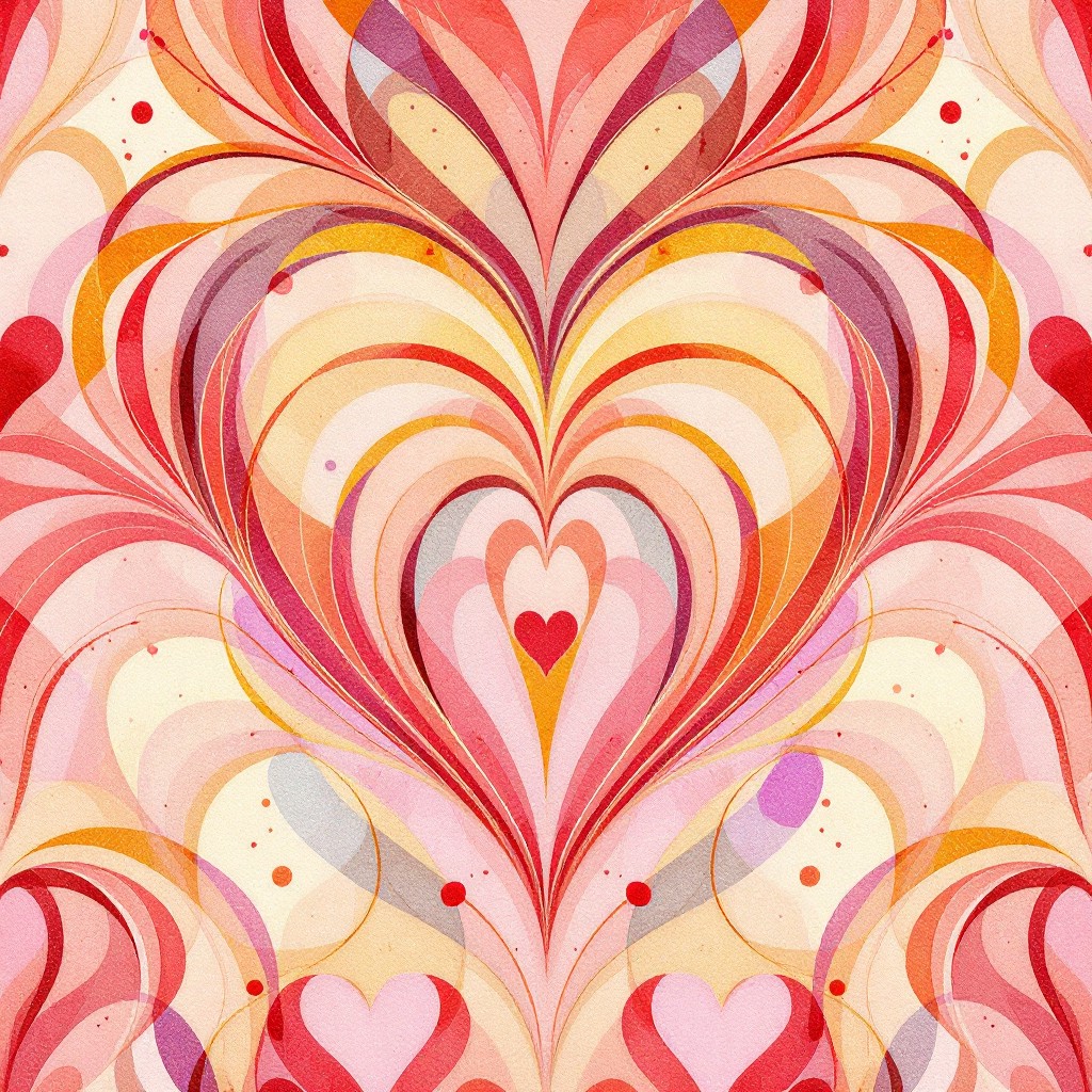 Heart Pattern Video Free Radiating Heart Patterns Image - Pattern, Watercolor, Hearts ...