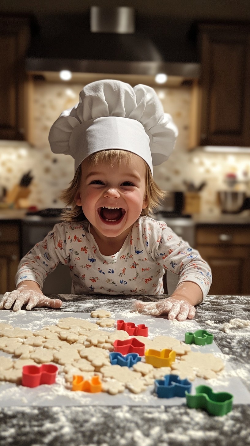 Free Joyful Baking Fun Image - Child, Kitchen, Baking | Download at ...