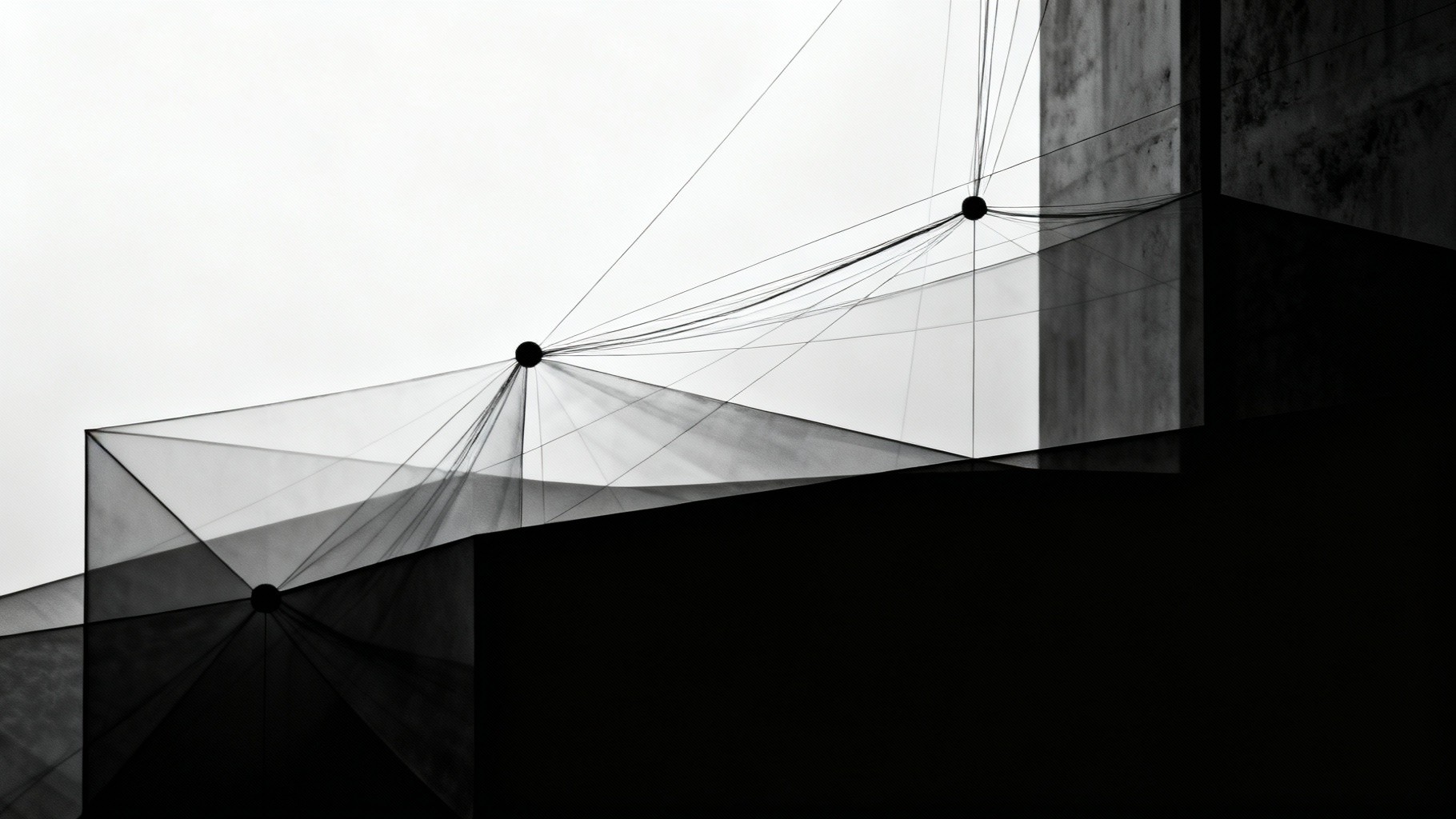 Free Connected Abstract Forms Image - Abstract, Minimal, Monochrome ...
