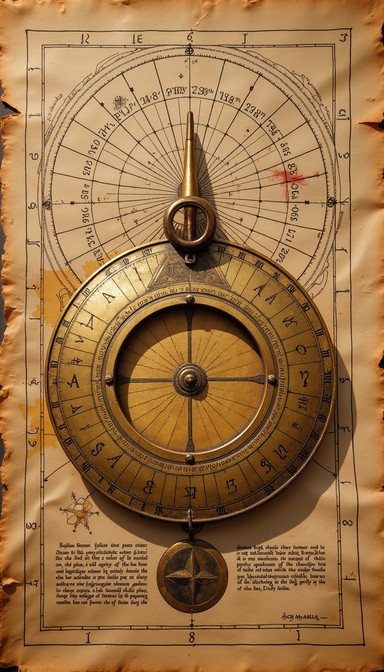 Free Ancient Astrolabe Detail Image - Astrolabe, Zodiac, Brass ...