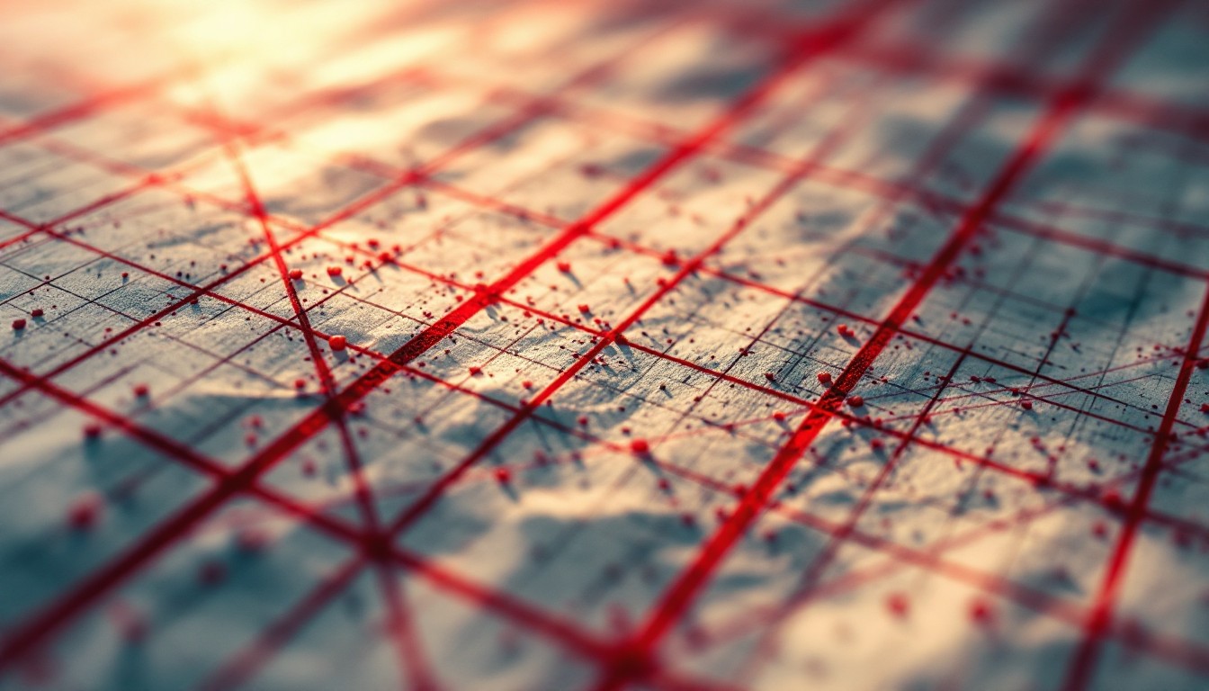 Free Vermilion Grid Matrix Image - Gridlines, Vermilion, Macro ...