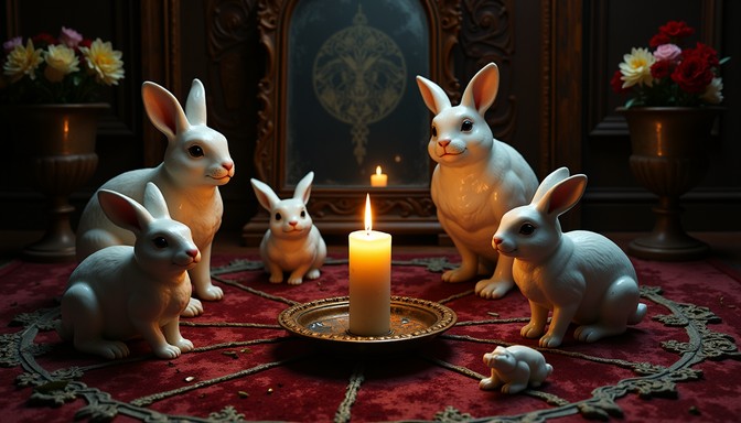 Free Bunny Ritual Circle Image | Download at StockCake