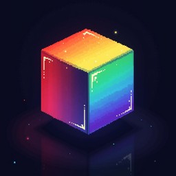 Free Rainbow Pixel Cube Image - Cube, Rainbow, Pixel | Download at ...