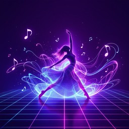 Neon Rave Motion Free Neon Dance Revolution Image - Synthwave, Cyberpunk, Neon ...