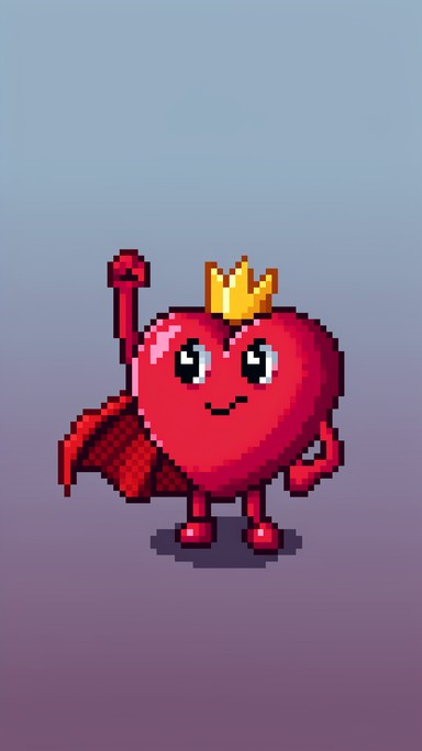 Download Pixel Heart Hero Stock Images for Free | StockCake
