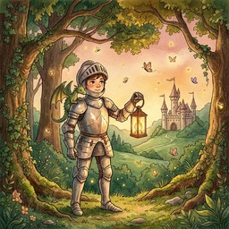Free Enchanted Forest Adventure Image - Knight, Dragon, Fantasy ...