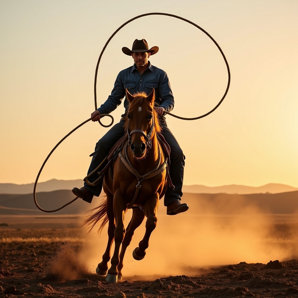 Free Western Lasso Action Image - Cowboy, Lasso, Horse | Download at ...