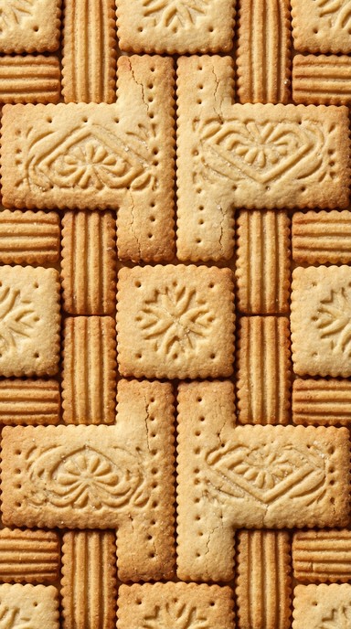 Free Golden Cookie Pattern Image - Shortbread, Cookies, Biscuits ...