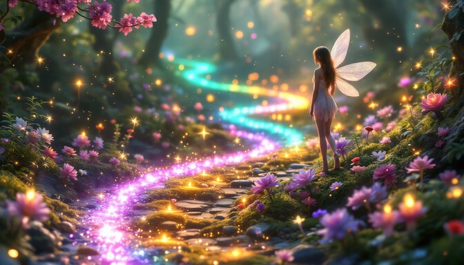 Free Enchanted Crossroads Awaits Image - Fairy, Fantasy, Magical ...